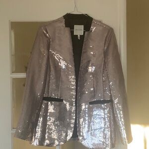 Anthropologie sequin open blazer. Size M